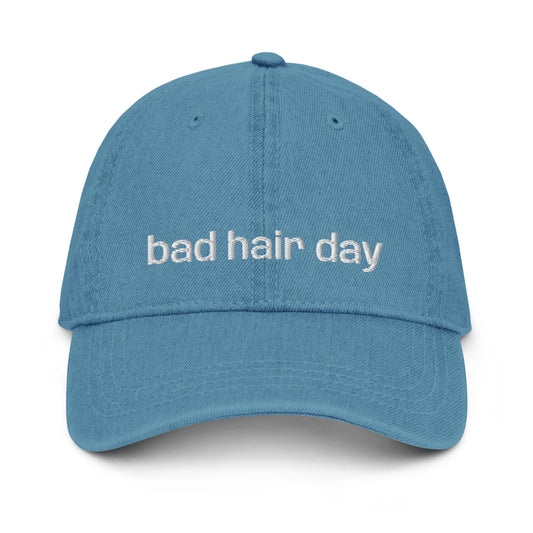 Bad Hair Day - Blue Denim Hat