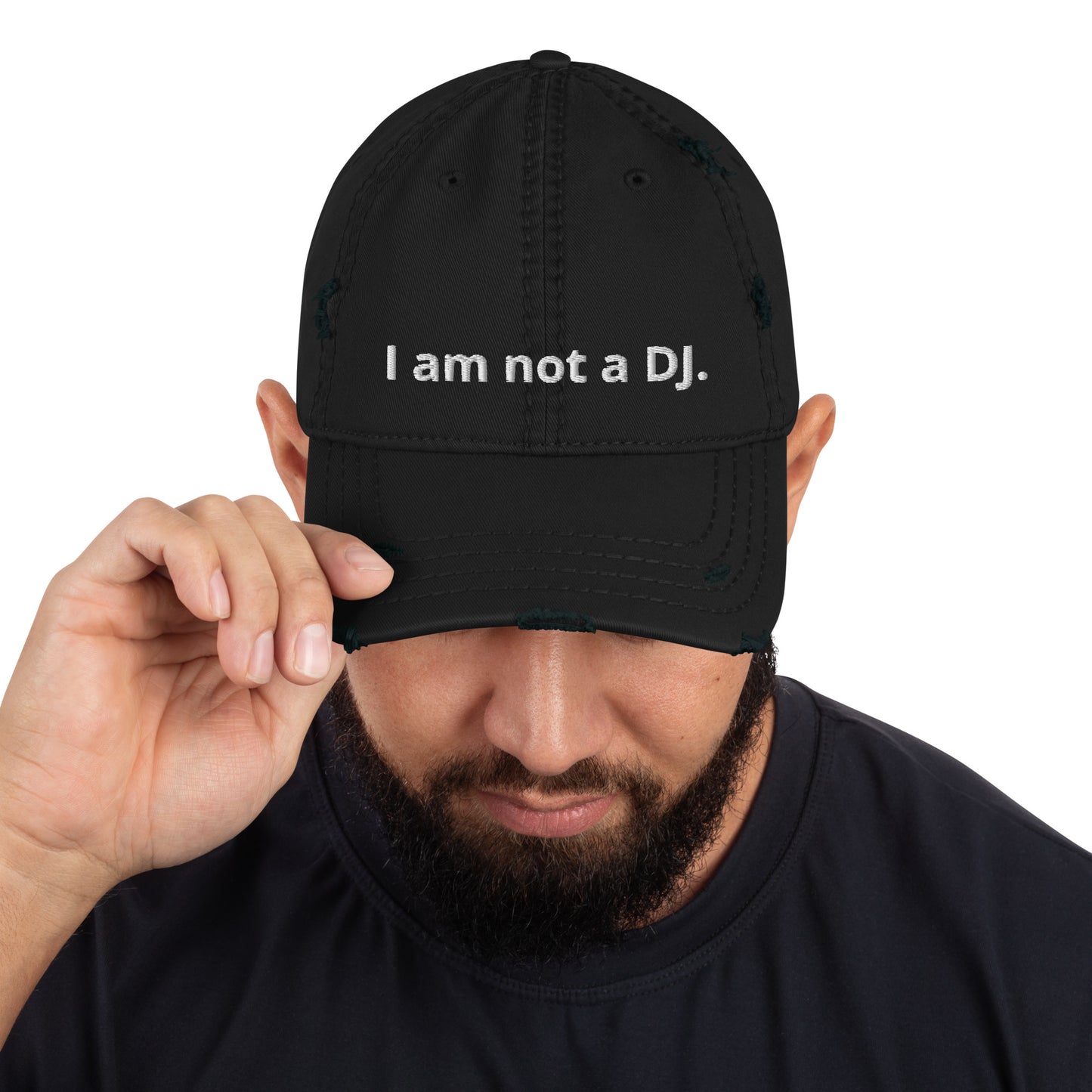 I am Not a DJ - Distressed Cap