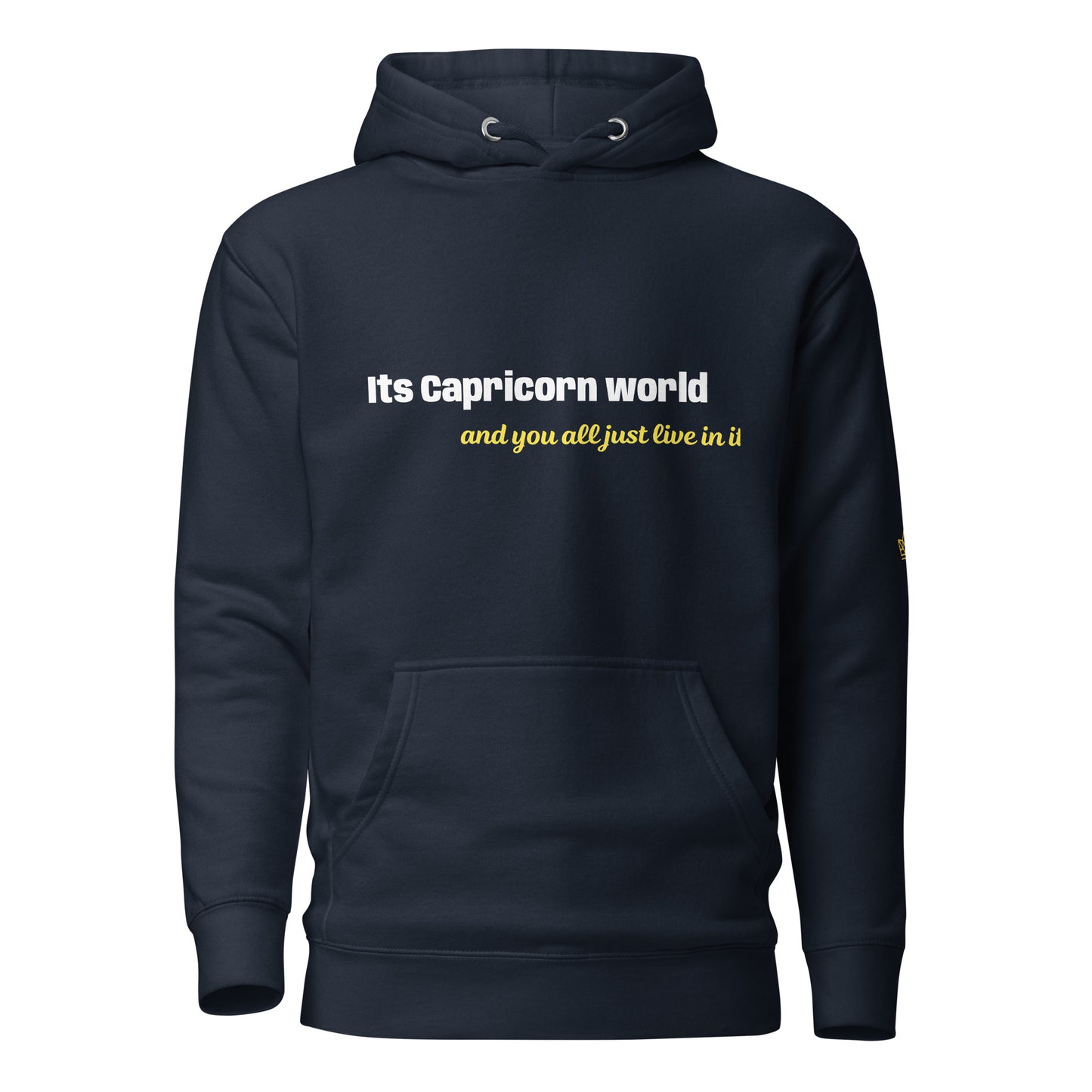 Capricorn World Navy Hoodie