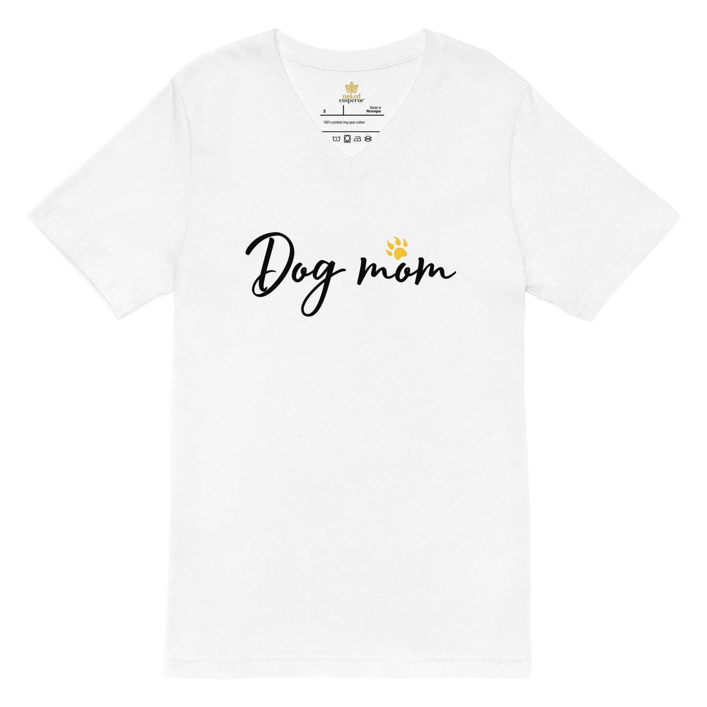 Dog Mom V-Neck T-Shirt